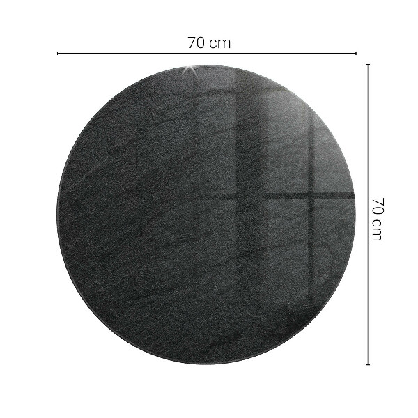 Blat okrągły Tekstura kamienia naturalnego