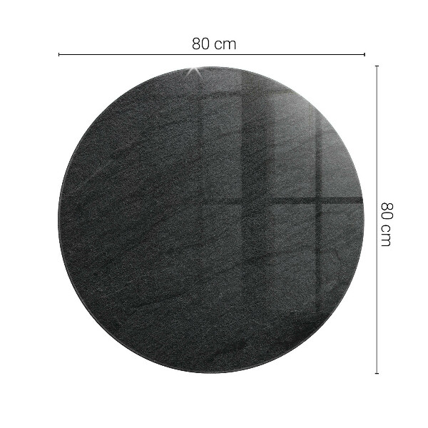 Blat okrągły Tekstura kamienia naturalnego