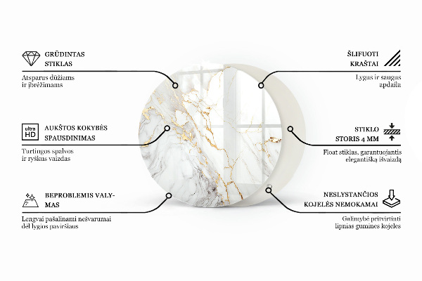 Rond tafelblad De structuur van houten planken