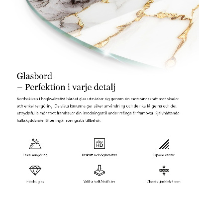 Rond tafelblad De structuur van houten planken