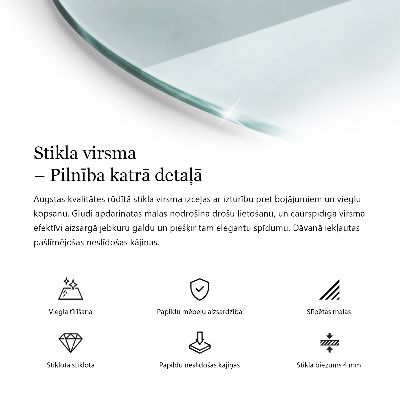 Glazen blad Transparant