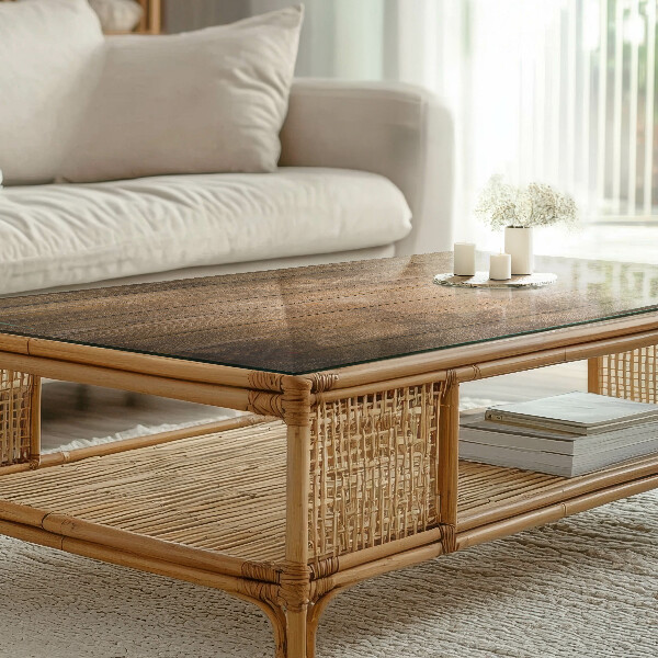 Rechthoekig tafelblad Ecologische houtstructuur