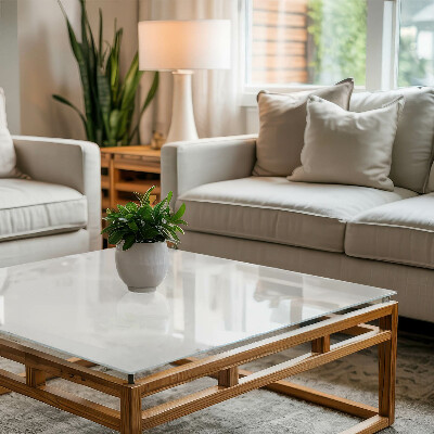 Blat prostokątny Czysta biel