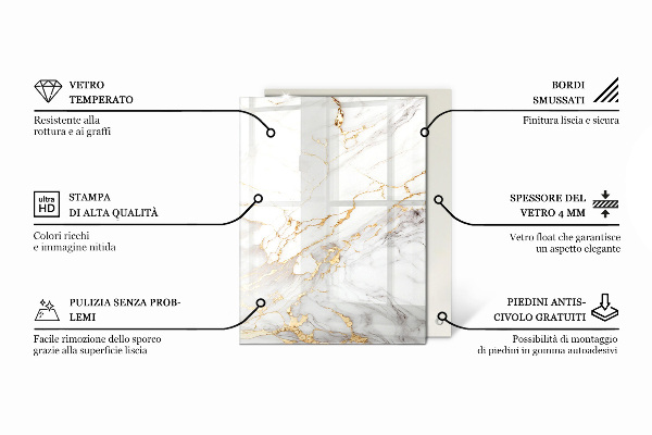 Rechthoekig tafelblad Zuiver wit