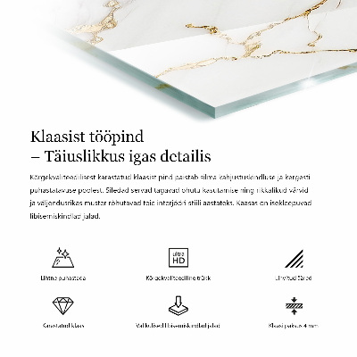 Blat prostokątny Jednolita czerń elegancka