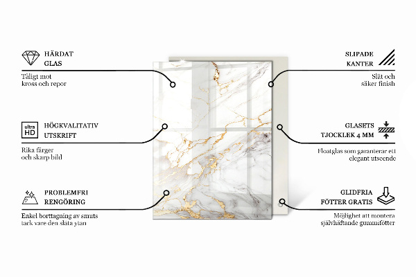 Rechthoekig tafelblad Krassen op het betonoppervlak