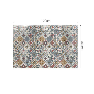 Rechthoekig tafelblad Decoratieve mozaïeken met details