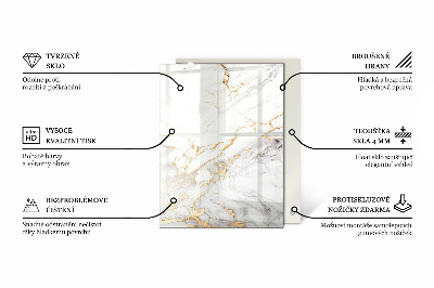 Rechthoekig tafelblad Decoratieve mozaïeken met details