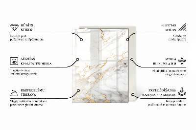 Rechthoekig tafelblad Decoratieve mozaïeken met details