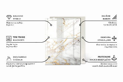 Rechthoekig tafelblad Decoratieve mozaïeken met details