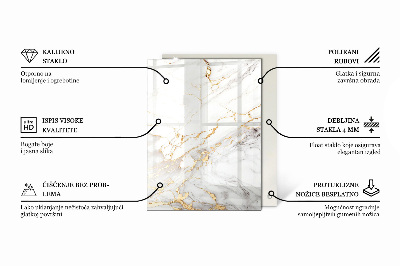 Rechthoekig tafelblad Stijlvol bosmotief