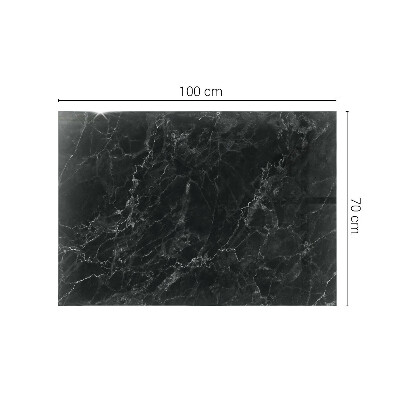 Rechthoekig tafelblad Marmer met fijne aderen