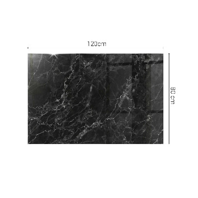 Rechthoekig tafelblad Marmer met fijne aderen