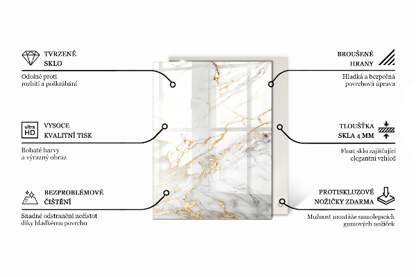 Blat prostokątny Drewno w harmonii z żywicą