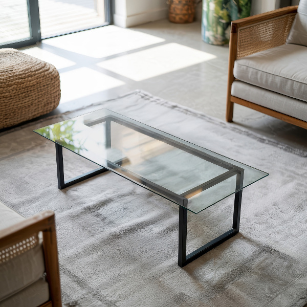 Blat szkalny prostokatny transparentny