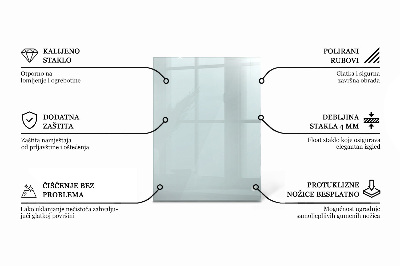 Blat szkalny prostokatny transparentny