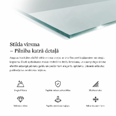 Blat szkalny prostokatny transparentny