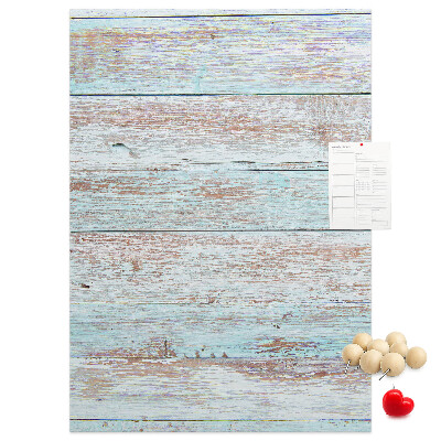 Kurk bedrukken met rustieke planken in pasteltinten