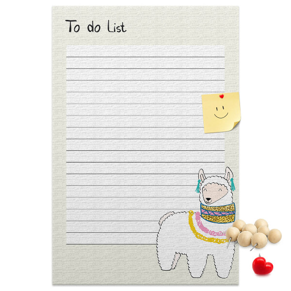 Notitieboekje met lama en patronen bedrukt met eigen ontwerp