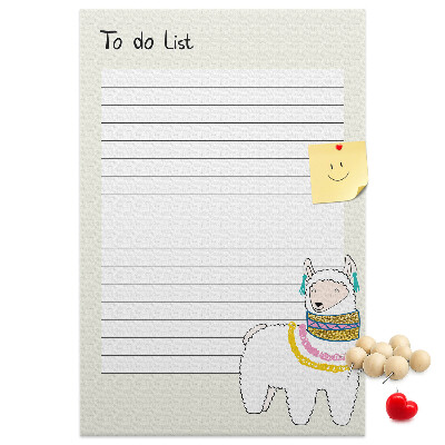 Notitieboekje met lama en patronen bedrukt met eigen ontwerp