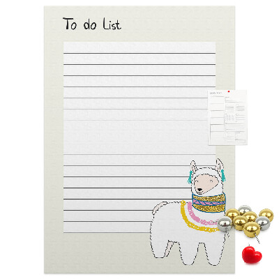 Notitieboekje met lama en patronen bedrukt met eigen ontwerp