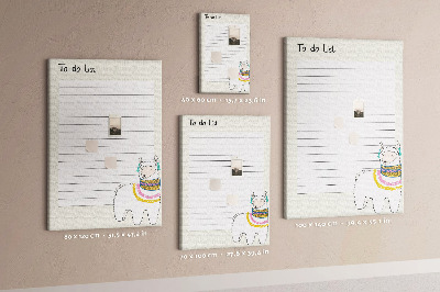 Notitieboekje met lama en patronen bedrukt met eigen ontwerp