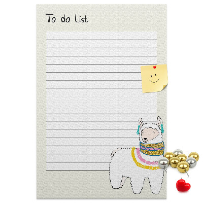 Notitieboekje met lama en patronen bedrukt met eigen ontwerp