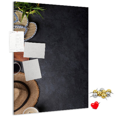 Memobord van kurk stijlvolle indeling met natuurlijke accenten