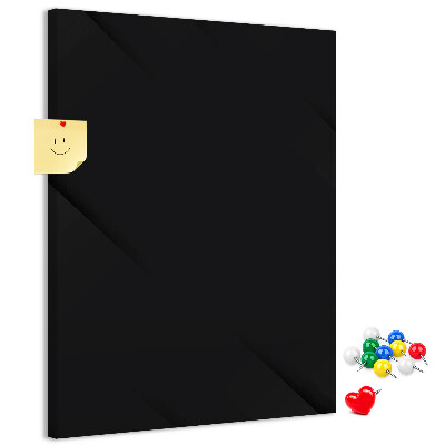 Kurk bedrukken zwart schoolbord met een minimalistisch design