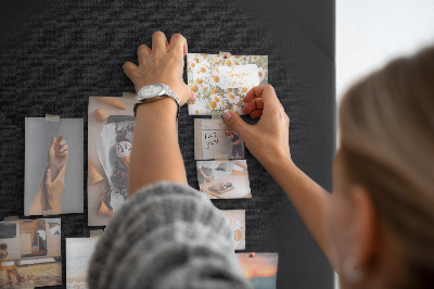 Kurk bedrukken zwart schoolbord met een minimalistisch design