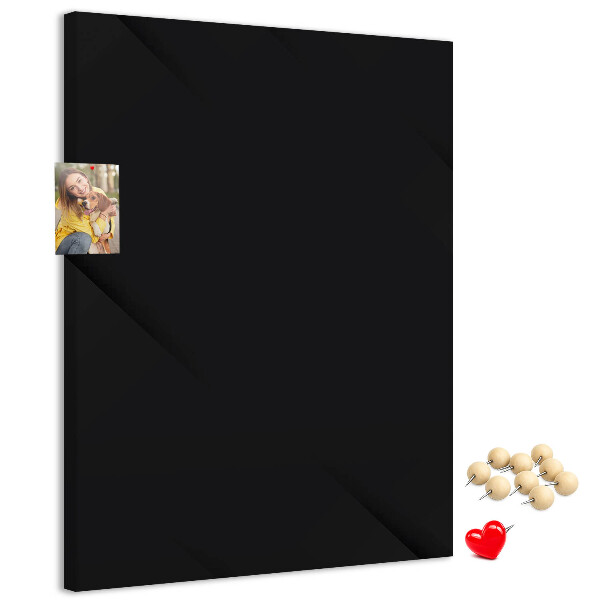 Kurk bedrukken zwart schoolbord met een minimalistisch design
