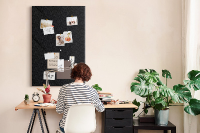 Kurk bedrukken zwart schoolbord met een minimalistisch design