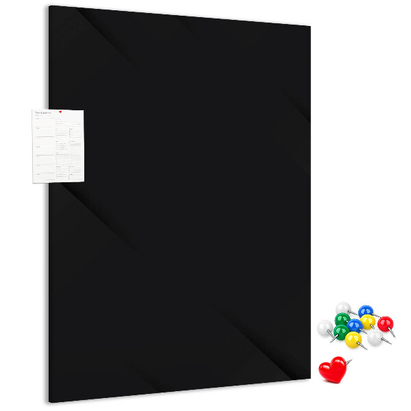 Kurk bedrukken zwart schoolbord met een minimalistisch design