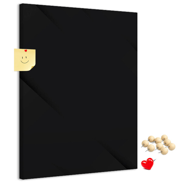 Kurk bedrukken zwart schoolbord met een minimalistisch design
