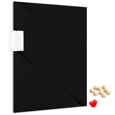 Kurk bedrukken zwart schoolbord met een minimalistisch design