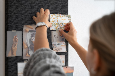 Kurk bedrukken zwart schoolbord met een minimalistisch design