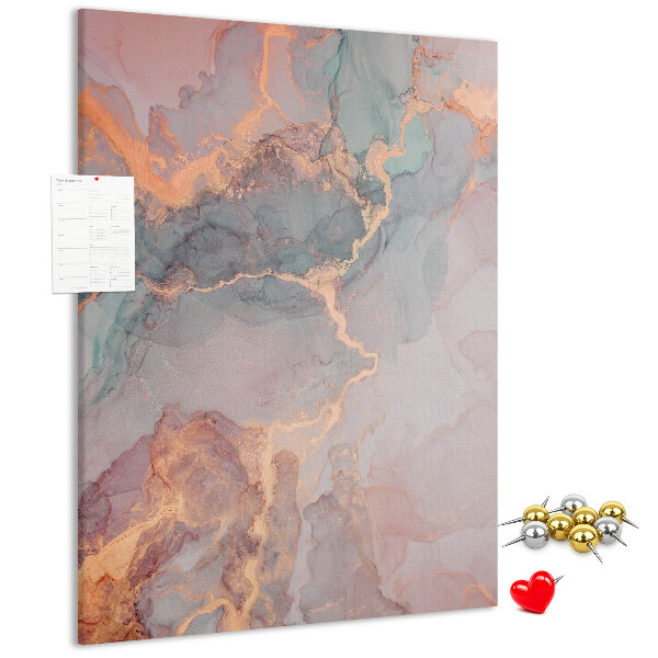 Kurk met bedrukking abstract patroon met fijne nerven