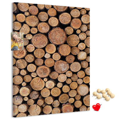 Bedrukte kurk natuurlijk hout in ronde vorm
