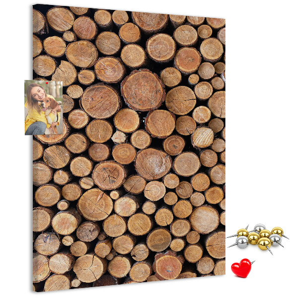 Bedrukte kurk natuurlijk hout in ronde vorm