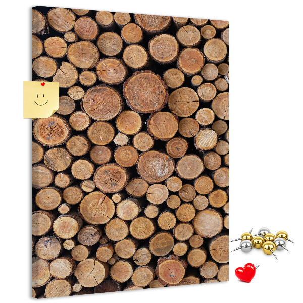 Bedrukte kurk natuurlijk hout in ronde vorm
