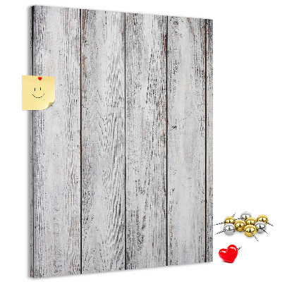 Memobord van kurk in grijstinten met een houtlook