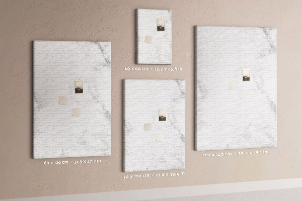 Kurk bedrukken elegant marmerpatroon in neutrale tinten