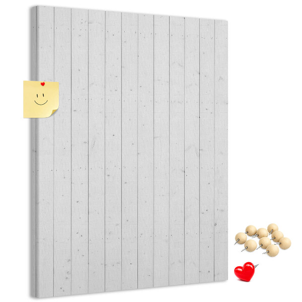 Kurken prikbord met lichte houtstructuur