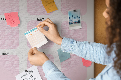 Kurk kalender met vrolijk vogelmotief