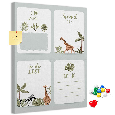 Kurk bedrukken met junglethema en exotische dieren