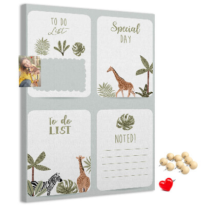 Kurk bedrukken met junglethema en exotische dieren