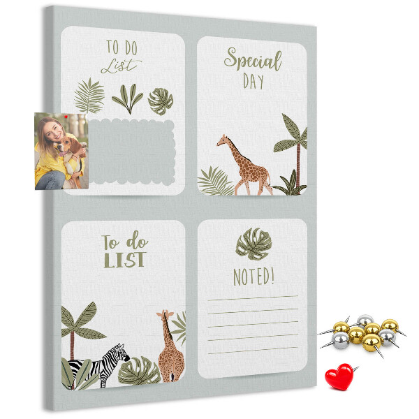 Kurk bedrukken met junglethema en exotische dieren