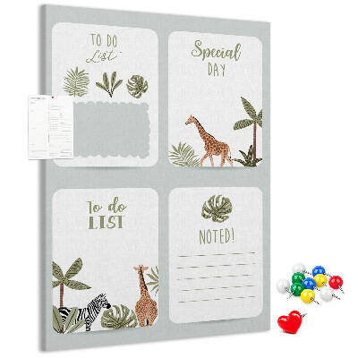 Kurk bedrukken met junglethema en exotische dieren