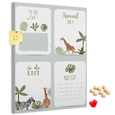 Kurk bedrukken met junglethema en exotische dieren