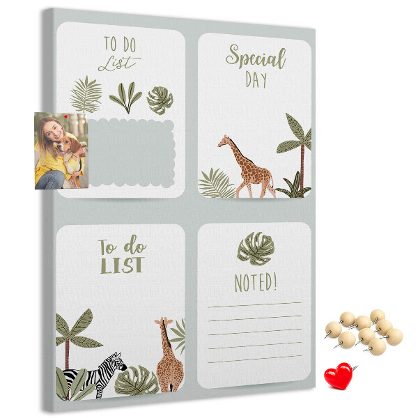 Kurk bedrukken met junglethema en exotische dieren